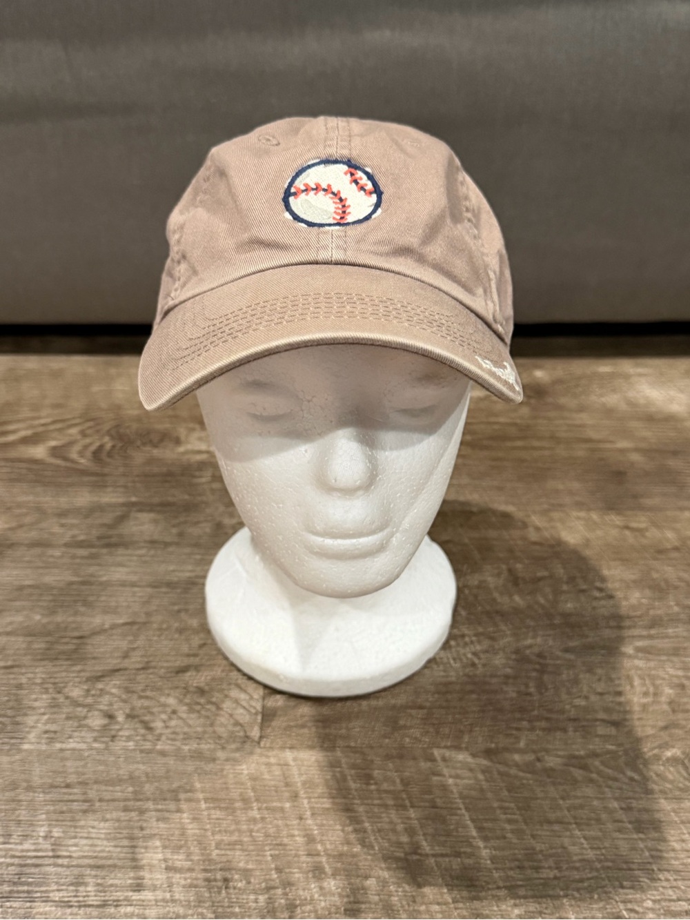 Life Is Good Embroidered Baseball Cap Unisex Adult Brown Hook And Loop Strap